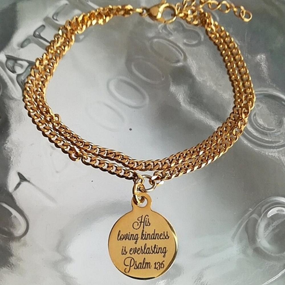 Christian Bible Verse Scripture Bracelet